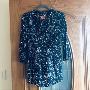 Tory Burch 100% Silk Tunic size 2